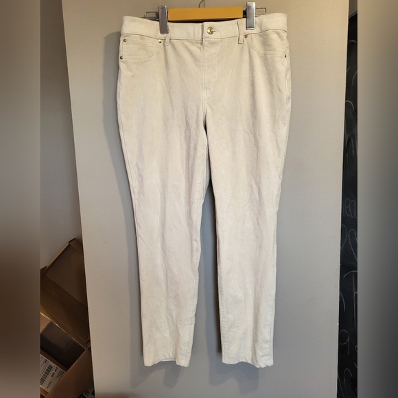 Chico's Faux Suede Pants , Size 32 - Picture 1 of 6